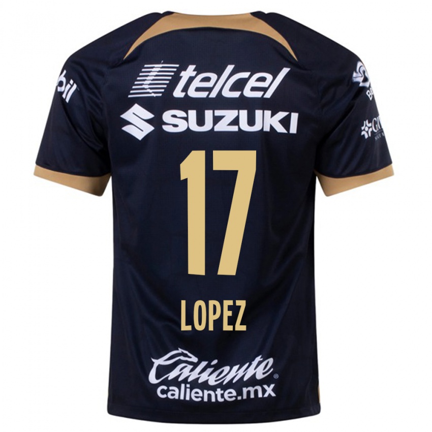 Herren Leonel Lopez #17 Dunkelblau Auswärtstrikot Trikot 2023/24 T-Shirt Schweiz