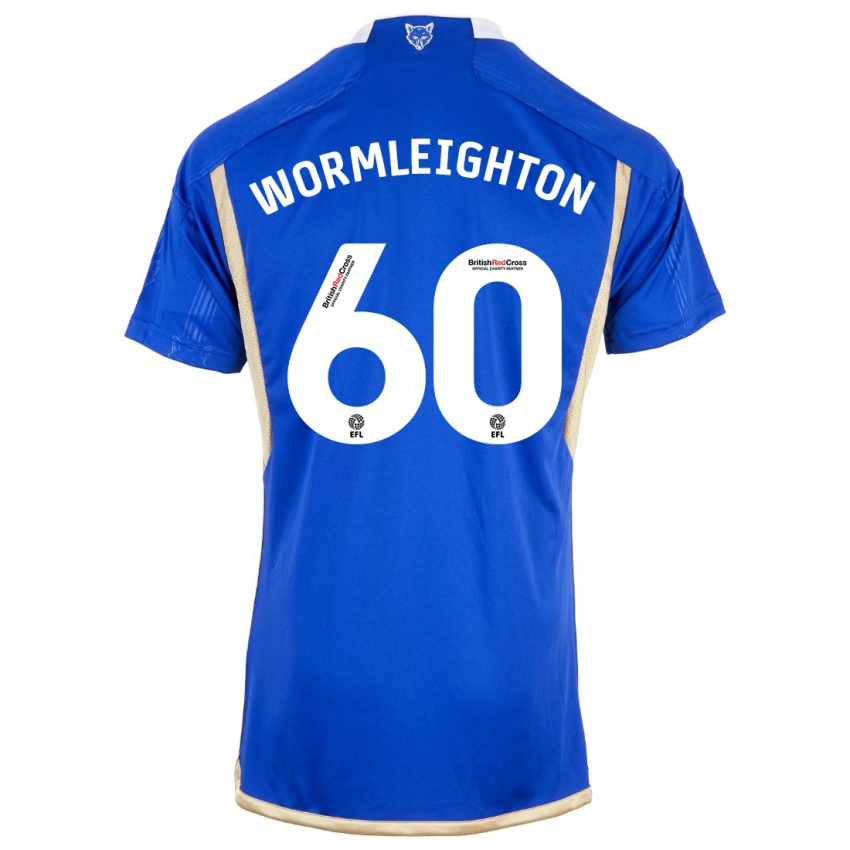 Damen Joe Wormleighton #60 Königsblau Heimtrikot Trikot 2023/24 T-Shirt Schweiz