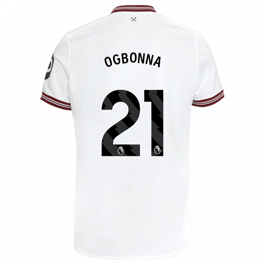 Damen Angelo Ogbonna #21 Weiß Auswärtstrikot Trikot 2023/24 T-Shirt Schweiz