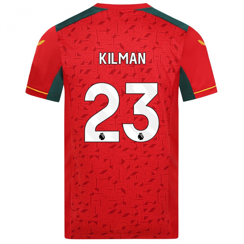 Damen Max Kilman #23 Rot Auswärtstrikot Trikot 2023/24 T-Shirt Schweiz