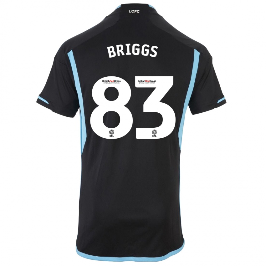 Damen Logan Briggs #83 Schwarz Auswärtstrikot Trikot 2023/24 T-Shirt Schweiz