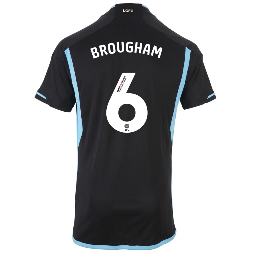 Damen Georgia Brougham #6 Schwarz Auswärtstrikot Trikot 2023/24 T-Shirt Schweiz