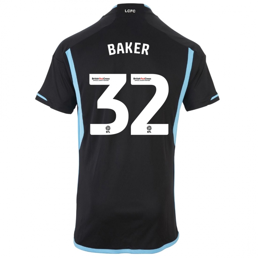 Damen Ava Baker #32 Schwarz Auswärtstrikot Trikot 2023/24 T-Shirt Schweiz