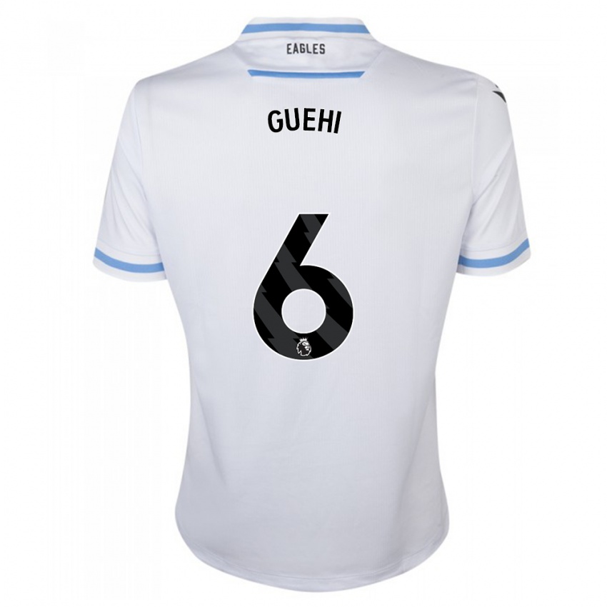 Damen Marc Guehi #6 Weiß Auswärtstrikot Trikot 2023/24 T-Shirt Schweiz