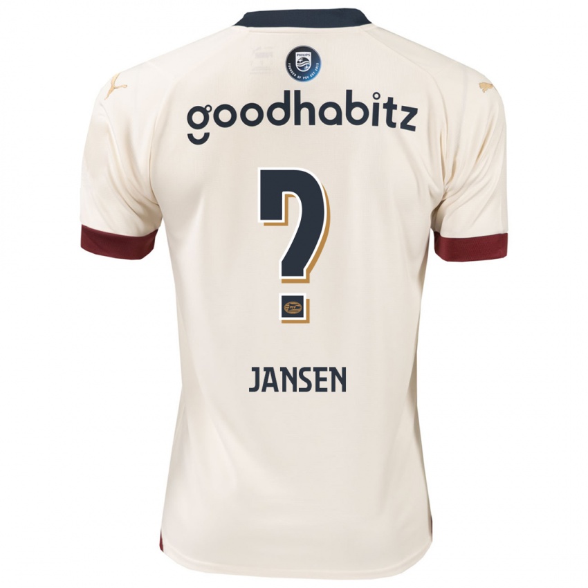 Damen Koen Jansen #0 Cremefarben Auswärtstrikot Trikot 2023/24 T-Shirt Schweiz