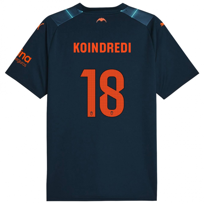 Damen Koba Koindredi #18 Marineblau Auswärtstrikot Trikot 2023/24 T-Shirt Schweiz