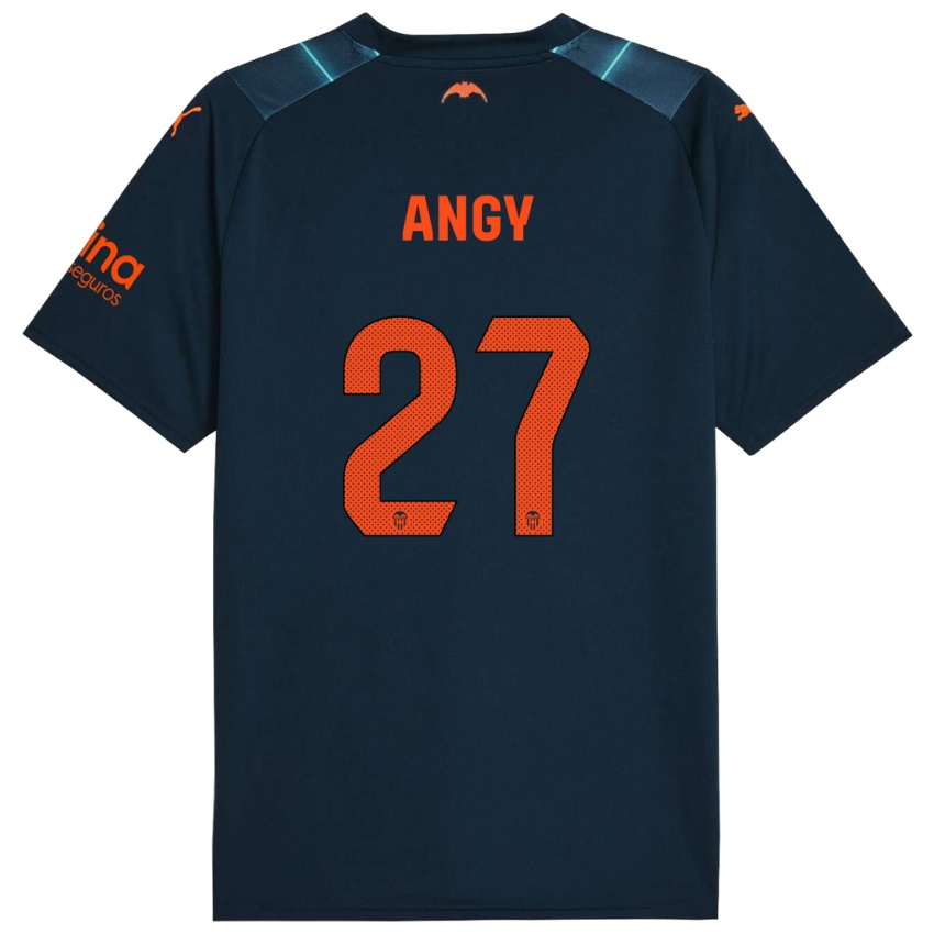 Damen Angy #27 Marineblau Auswärtstrikot Trikot 2023/24 T-Shirt Schweiz