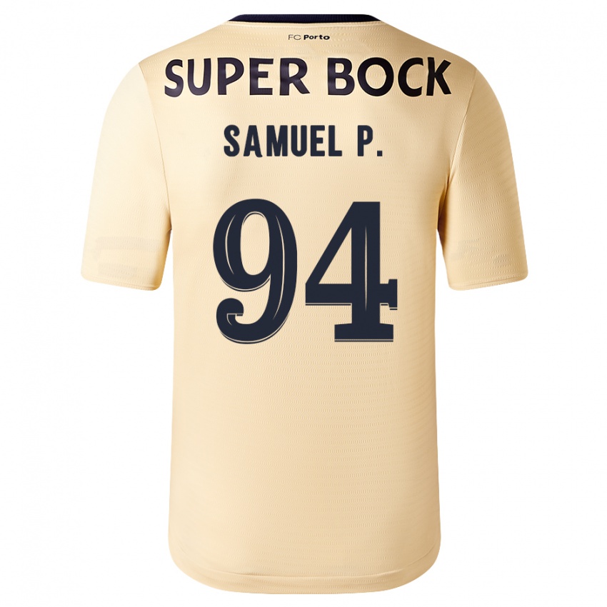 Damen Samuel #94 Beige-Gold Auswärtstrikot Trikot 2023/24 T-Shirt Schweiz