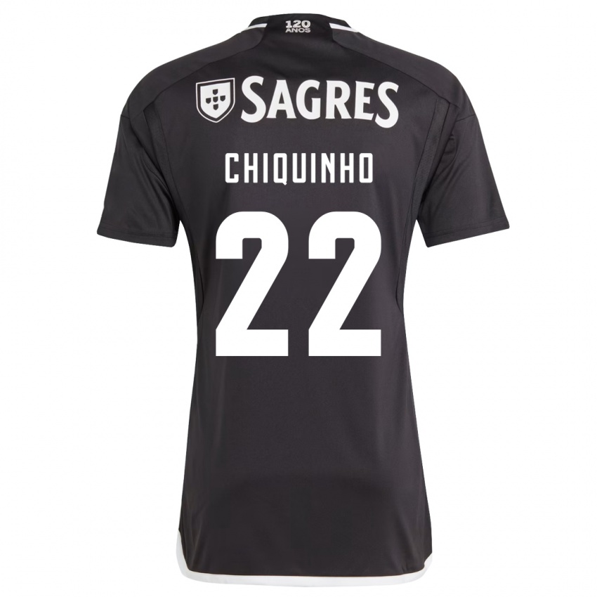 Damen Chiquinho #22 Schwarz Auswärtstrikot Trikot 2023/24 T-Shirt Schweiz