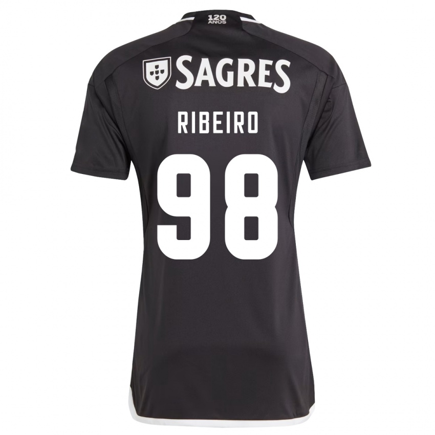 Damen Ricardo Ribeiro #98 Schwarz Auswärtstrikot Trikot 2023/24 T-Shirt Schweiz