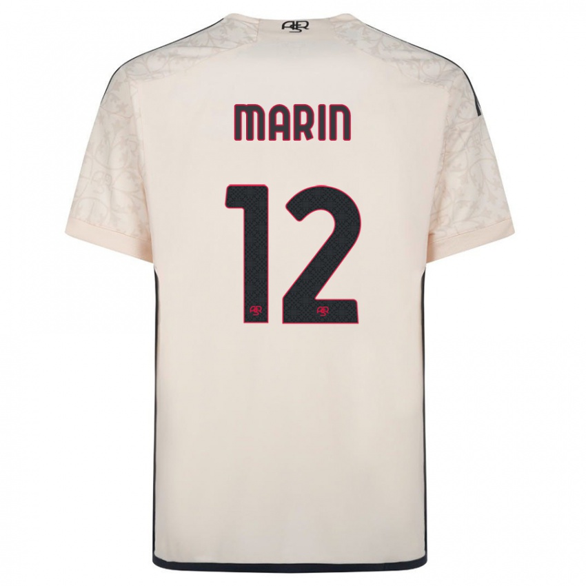 Damen Renato Marin #12 Cremefarben Auswärtstrikot Trikot 2023/24 T-Shirt Schweiz