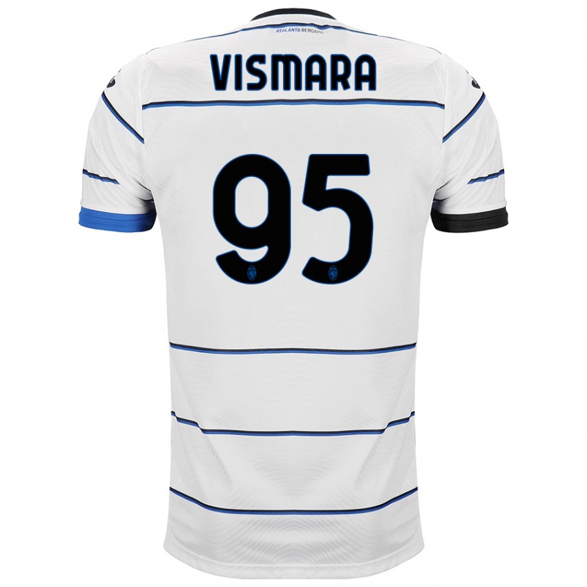 Damen Paolo Vismara #95 Weiß Auswärtstrikot Trikot 2023/24 T-Shirt Schweiz