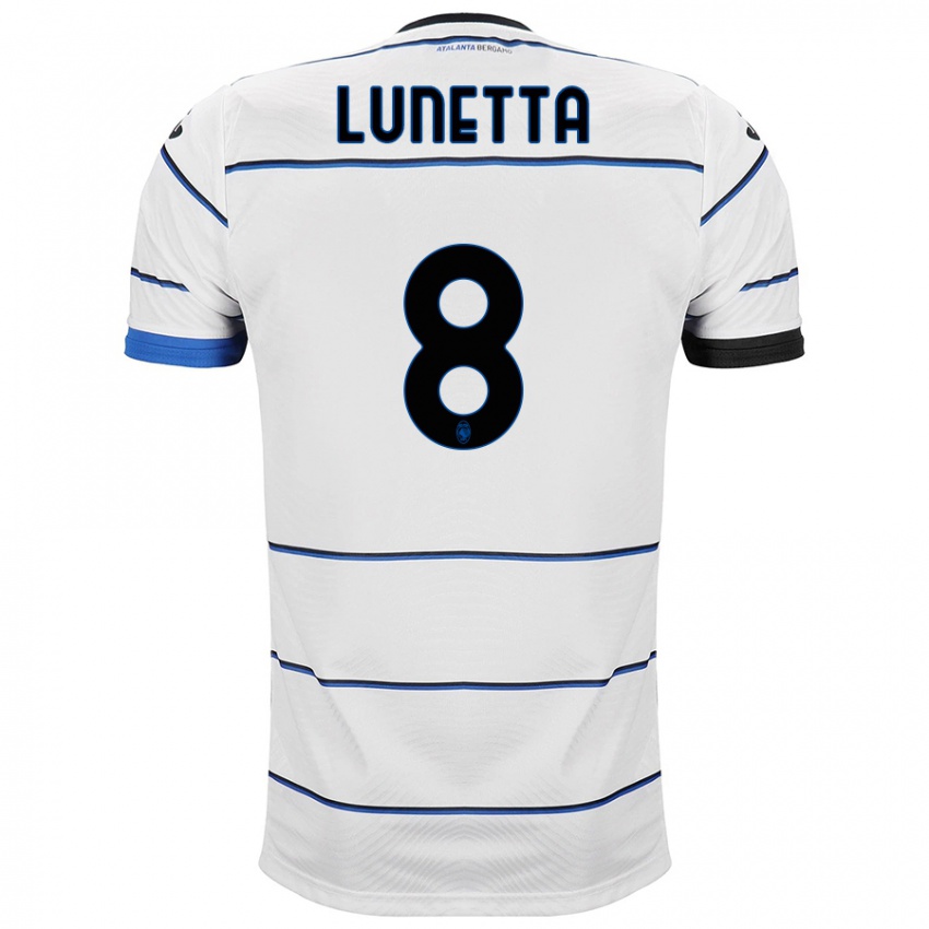 Damen Gabriel Lunetta #8 Weiß Auswärtstrikot Trikot 2023/24 T-Shirt Schweiz