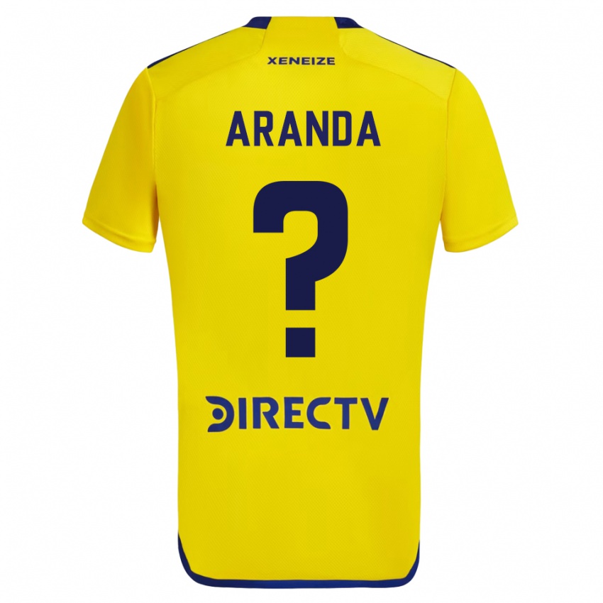 Damen Gabriel Aranda #0 Gelb Auswärtstrikot Trikot 2023/24 T-Shirt Schweiz