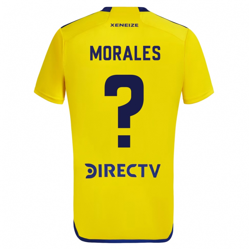 Damen Gonzalo Morales #0 Gelb Auswärtstrikot Trikot 2023/24 T-Shirt Schweiz