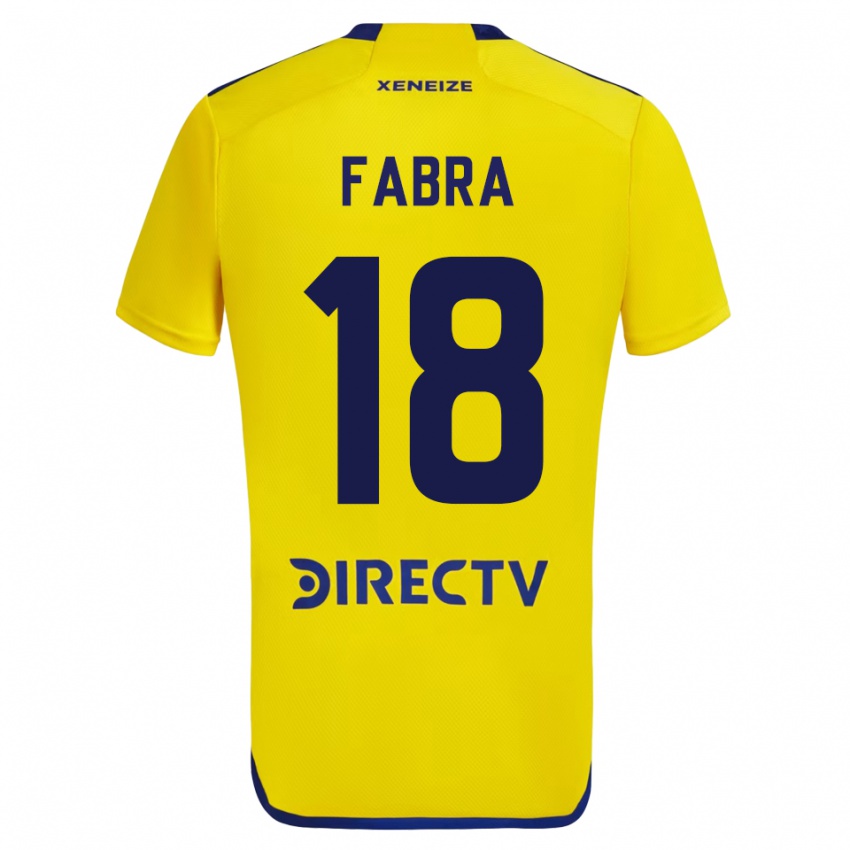 Damen Frank Fabra #18 Gelb Auswärtstrikot Trikot 2023/24 T-Shirt Schweiz