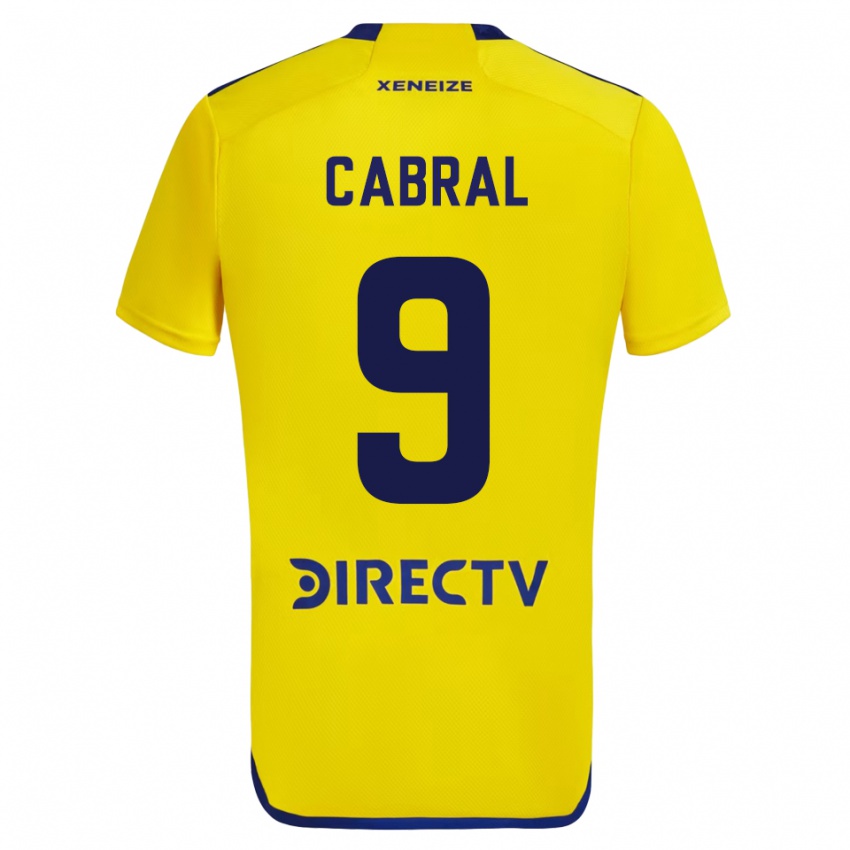 Damen Bruno Cabral #9 Gelb Auswärtstrikot Trikot 2023/24 T-Shirt Schweiz