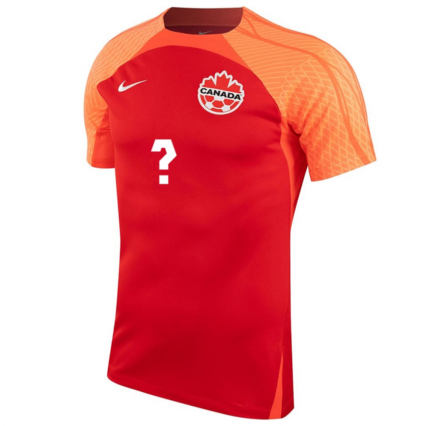 Enfant Maillot Canada Max Piepgrass #0 Orange Tenues Domicile 24-26 T-Shirt Suisse