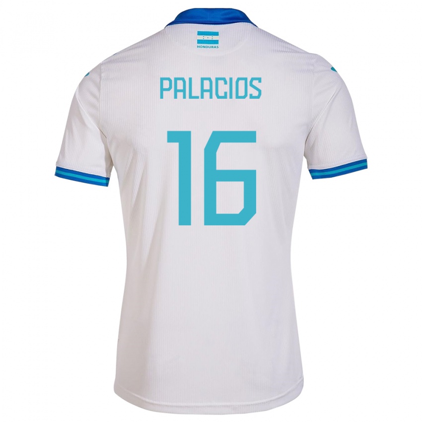 Kinder Honduras Danilo Palacios #16 Weiß Heimtrikot Trikot 24-26 T-Shirt Schweiz