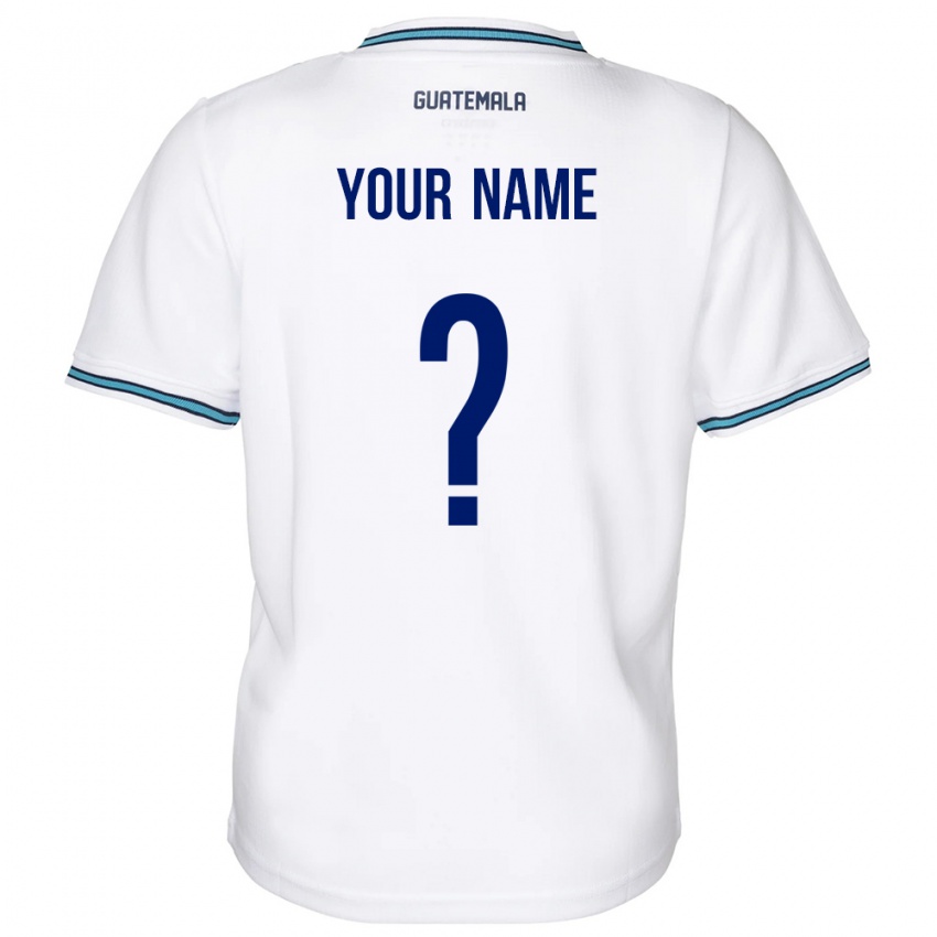 Enfant Maillot Guatemala Votre Nom #0 Blanc Tenues Domicile 24-26 T-Shirt Suisse