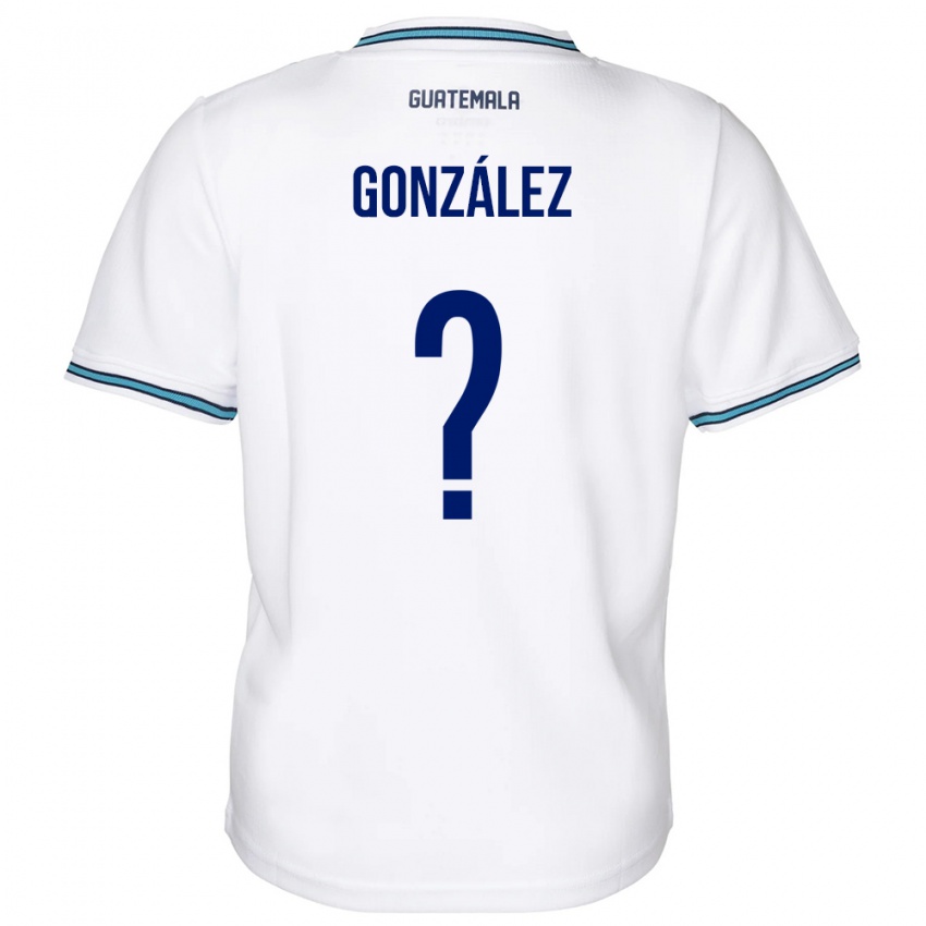 Enfant Maillot Guatemala Erick González #0 Blanc Tenues Domicile 24-26 T-Shirt Suisse