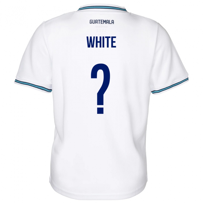 Enfant Maillot Guatemala Megan White #0 Blanc Tenues Domicile 24-26 T-Shirt Suisse