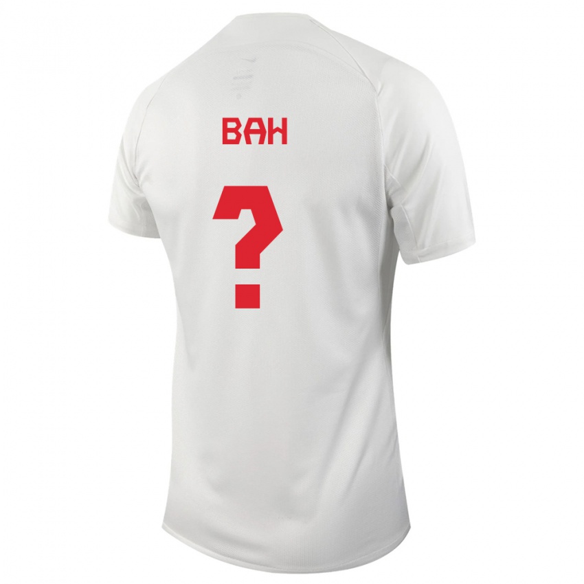 Enfant Maillot Canada Elage Bah #0 Blanc Tenues Extérieur 24-26 T-Shirt Suisse
