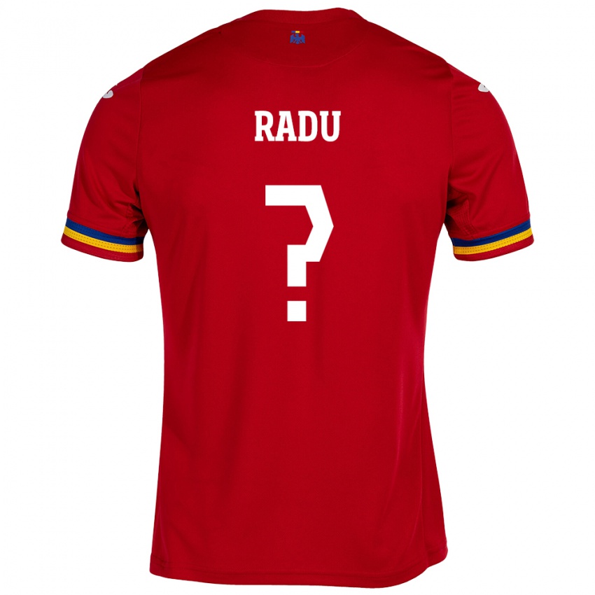 Kinder Rumänische Albert Radu #0 Rot Auswärtstrikot Trikot 24-26 T-Shirt Schweiz