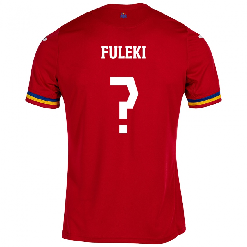Kinder Rumänische Rafael Fuleki #0 Rot Auswärtstrikot Trikot 24-26 T-Shirt Schweiz
