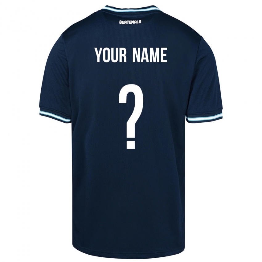 Enfant Maillot Guatemala Votre Nom #0 Bleu Tenues Extérieur 24-26 T-Shirt Suisse