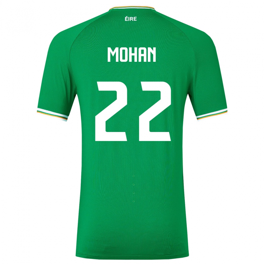 Herren Irische Stephen Mohan #22 Grün Heimtrikot Trikot 24-26 T-Shirt Schweiz