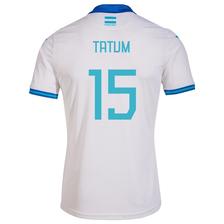 Herren Honduras Anfronit Tatum #15 Weiß Heimtrikot Trikot 24-26 T-Shirt Schweiz