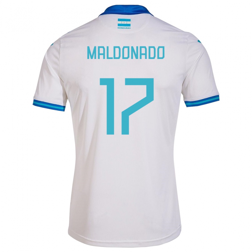 Herren Honduras Axel Maldonado #17 Weiß Heimtrikot Trikot 24-26 T-Shirt Schweiz