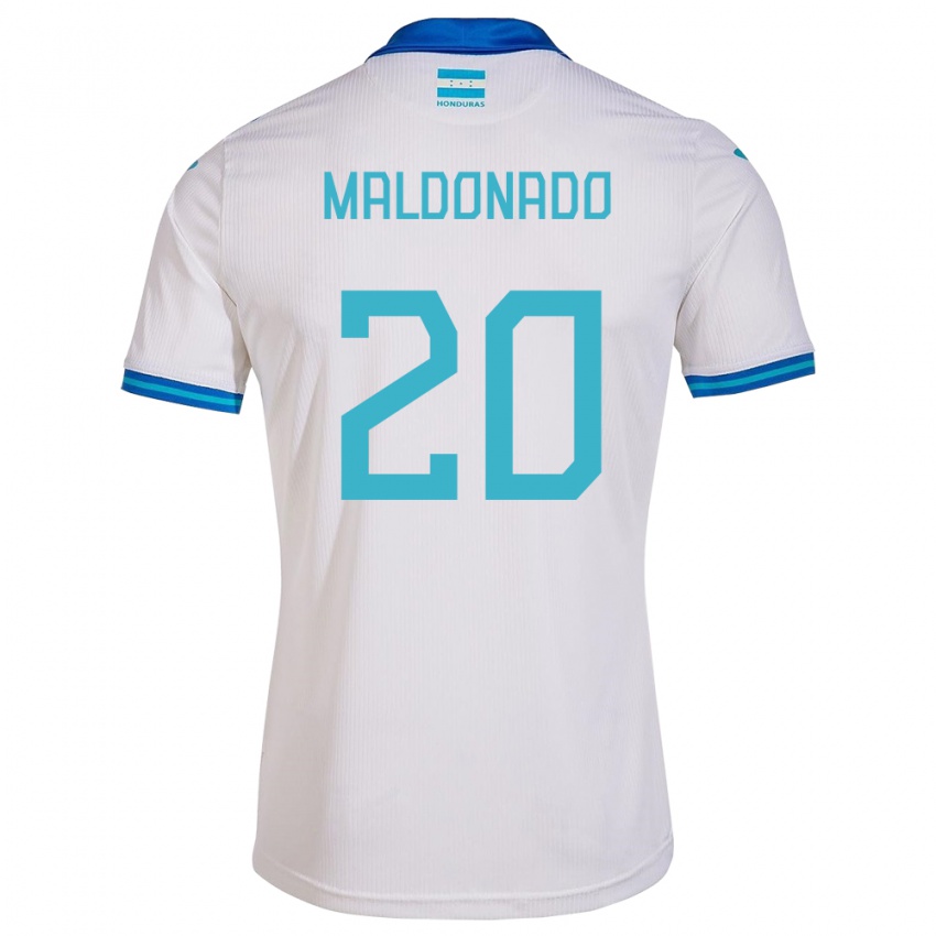 Herren Honduras Alessandro Maldonado #20 Weiß Heimtrikot Trikot 24-26 T-Shirt Schweiz