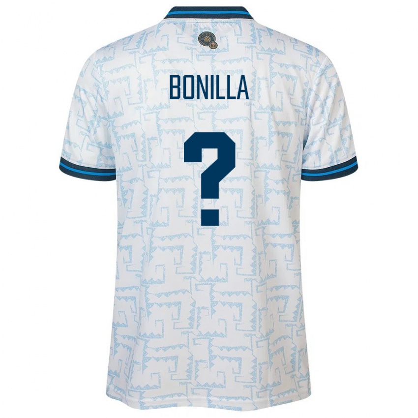 Homme Maillot Salvador Nelson Bonilla #0 Blanc Tenues Extérieur 24-26 T-Shirt Suisse