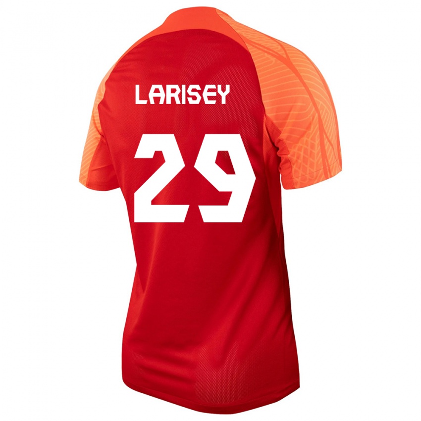 Femme Maillot Canada Clarissa Larisey #29 Orange Tenues Domicile 24-26 T-Shirt Suisse