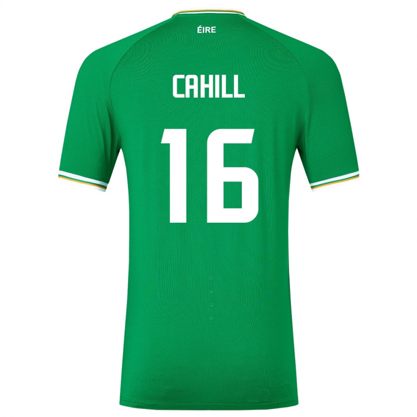 Damen Irische Killian Cahill #16 Grün Heimtrikot Trikot 24-26 T-Shirt Schweiz