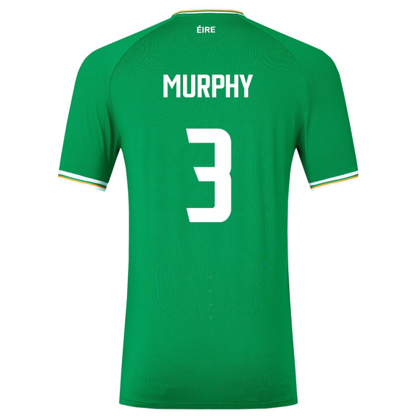 Damen Irische Alex Murphy #3 Grün Heimtrikot Trikot 24-26 T-Shirt Schweiz