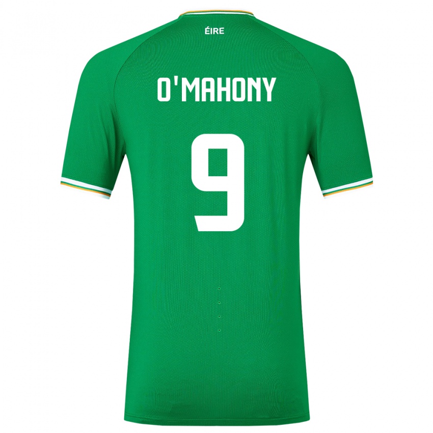Damen Irische Mark O'mahony #9 Grün Heimtrikot Trikot 24-26 T-Shirt Schweiz
