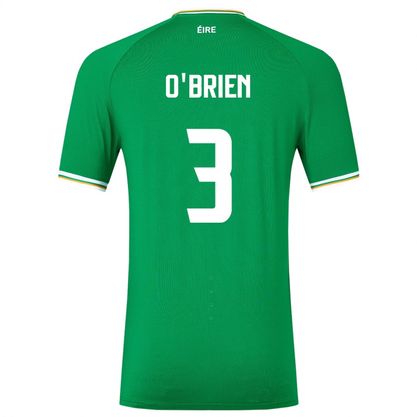 Damen Irische Luke O'brien #3 Grün Heimtrikot Trikot 24-26 T-Shirt Schweiz