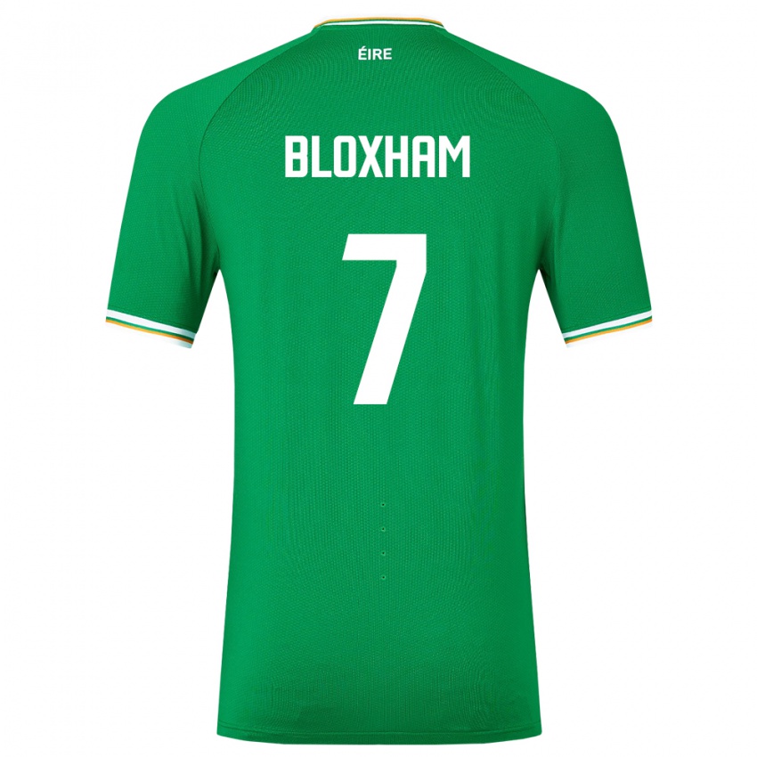 Damen Irische Tom Bloxham #7 Grün Heimtrikot Trikot 24-26 T-Shirt Schweiz