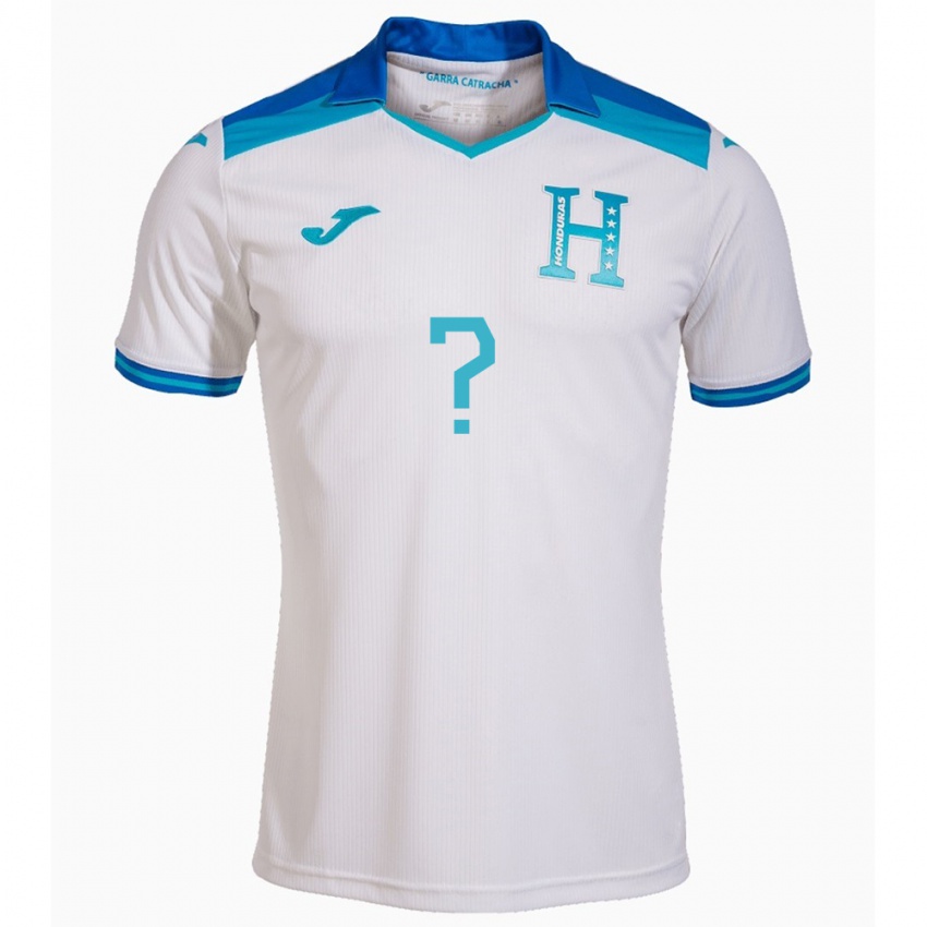 Damen Honduras Ihren Namen #0 Weiß Heimtrikot Trikot 24-26 T-Shirt Schweiz