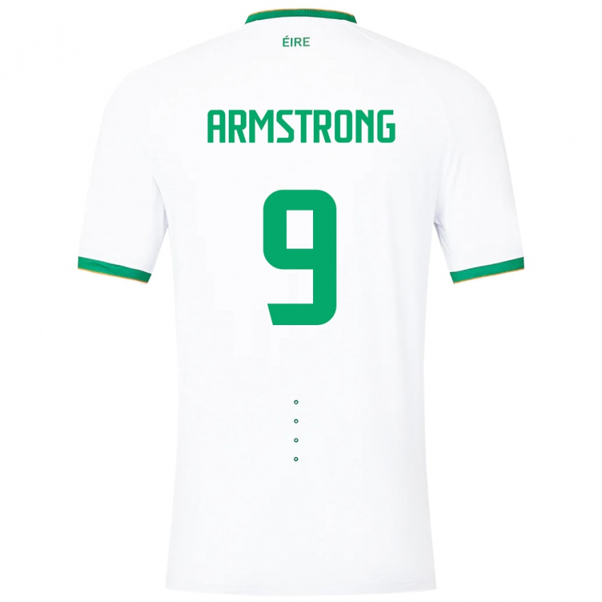 Damen Irische Sinclair Armstrong #9 Weiß Auswärtstrikot Trikot 24-26 T-Shirt Schweiz