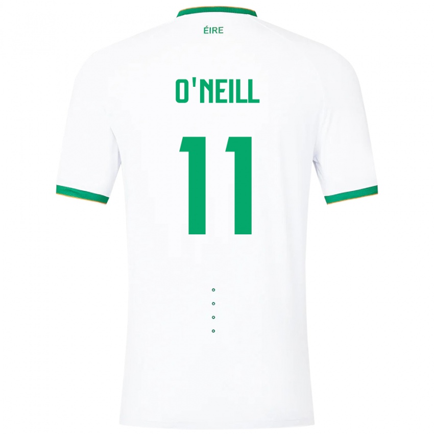 Damen Irische Ollie O'neill #11 Weiß Auswärtstrikot Trikot 24-26 T-Shirt Schweiz