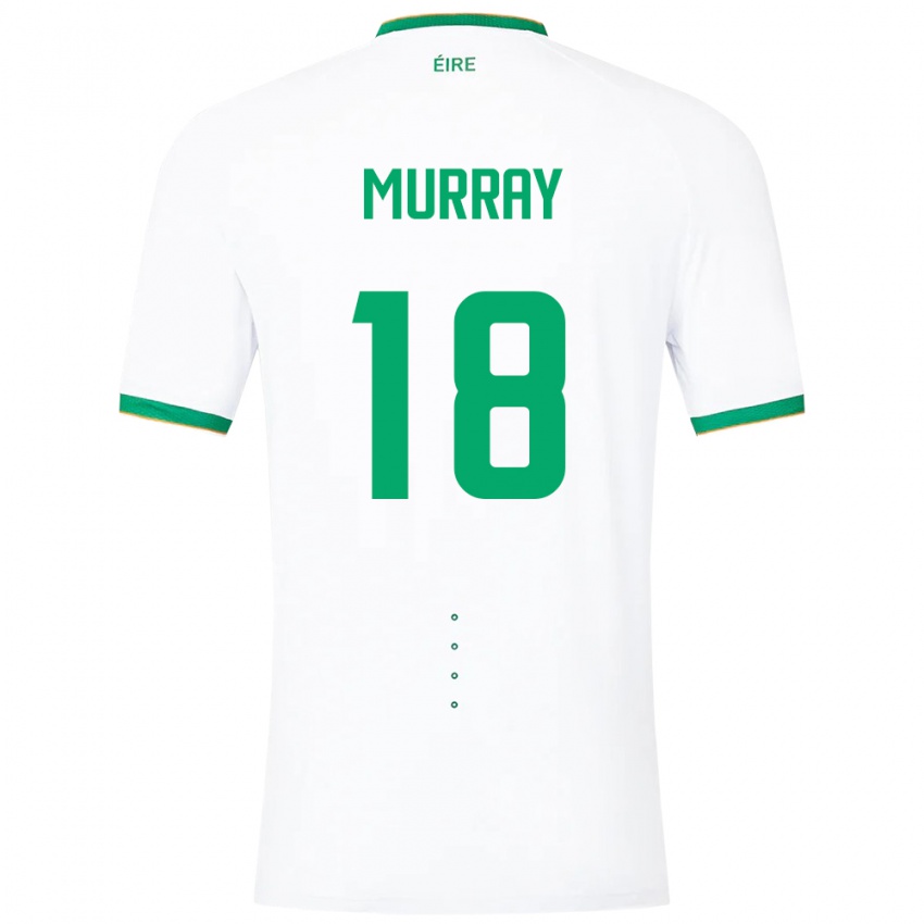 Damen Irische Matthew Murray #18 Weiß Auswärtstrikot Trikot 24-26 T-Shirt Schweiz