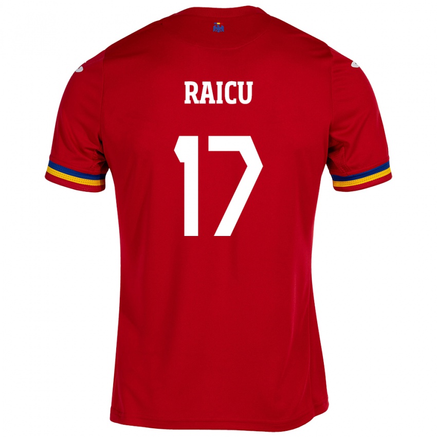 Damen Rumänische Alin Raicu #17 Rot Auswärtstrikot Trikot 24-26 T-Shirt Schweiz