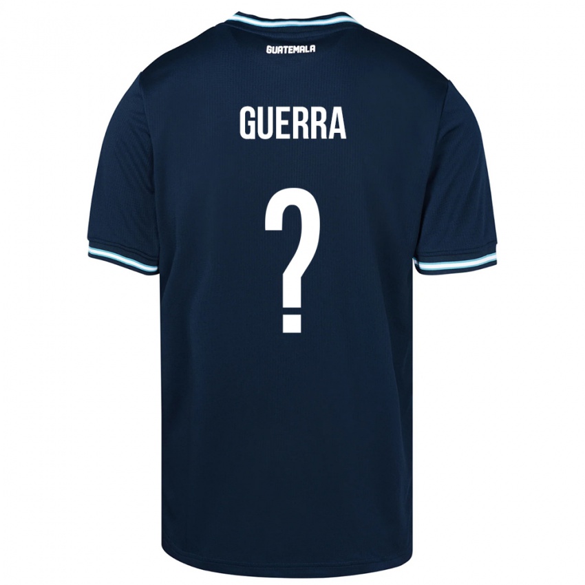 Femme Maillot Guatemala Decarlo Guerra #0 Bleu Tenues Extérieur 24-26 T-Shirt Suisse
