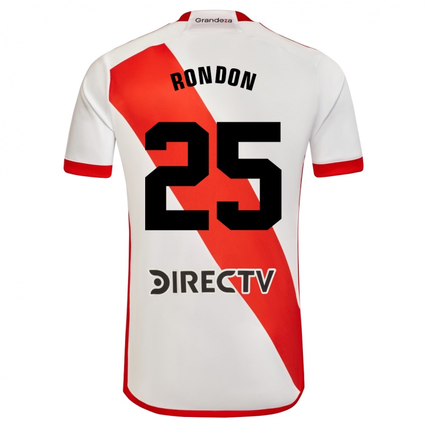 Enfant Maillot Salomon Rondon #25 Blanc Rouge Tenues Domicile 2023/24 T-Shirt Suisse