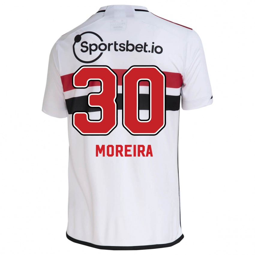 Kinder João Moreira #30 Weiß Heimtrikot Trikot 2023/24 T-Shirt Schweiz