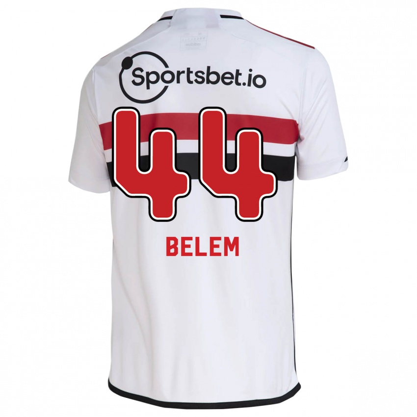Enfant Maillot Matheus Belém #44 Blanc Tenues Domicile 2023/24 T-Shirt Suisse